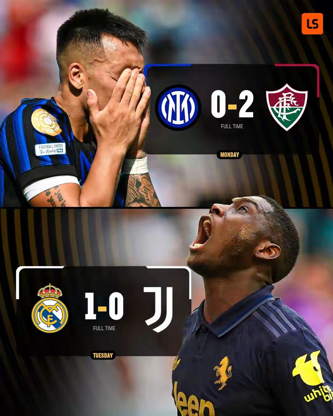 尤文图斯客场遭遇惨败，欧冠资格岌岌可危